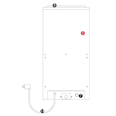Follett Panel, Rear PD502394